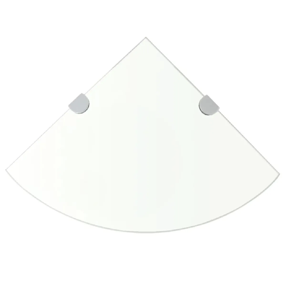 VidaXL Étagère de Coin Verre