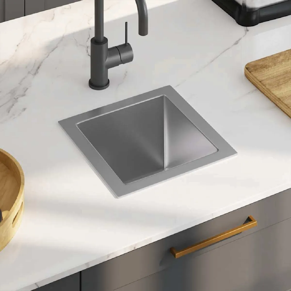 VIDAXL  &Eacute;vier de Cuisine Acier Inoxydable