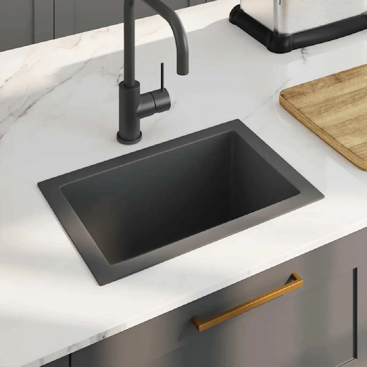 vidaXL Évier Cuisine fait main - vue 3