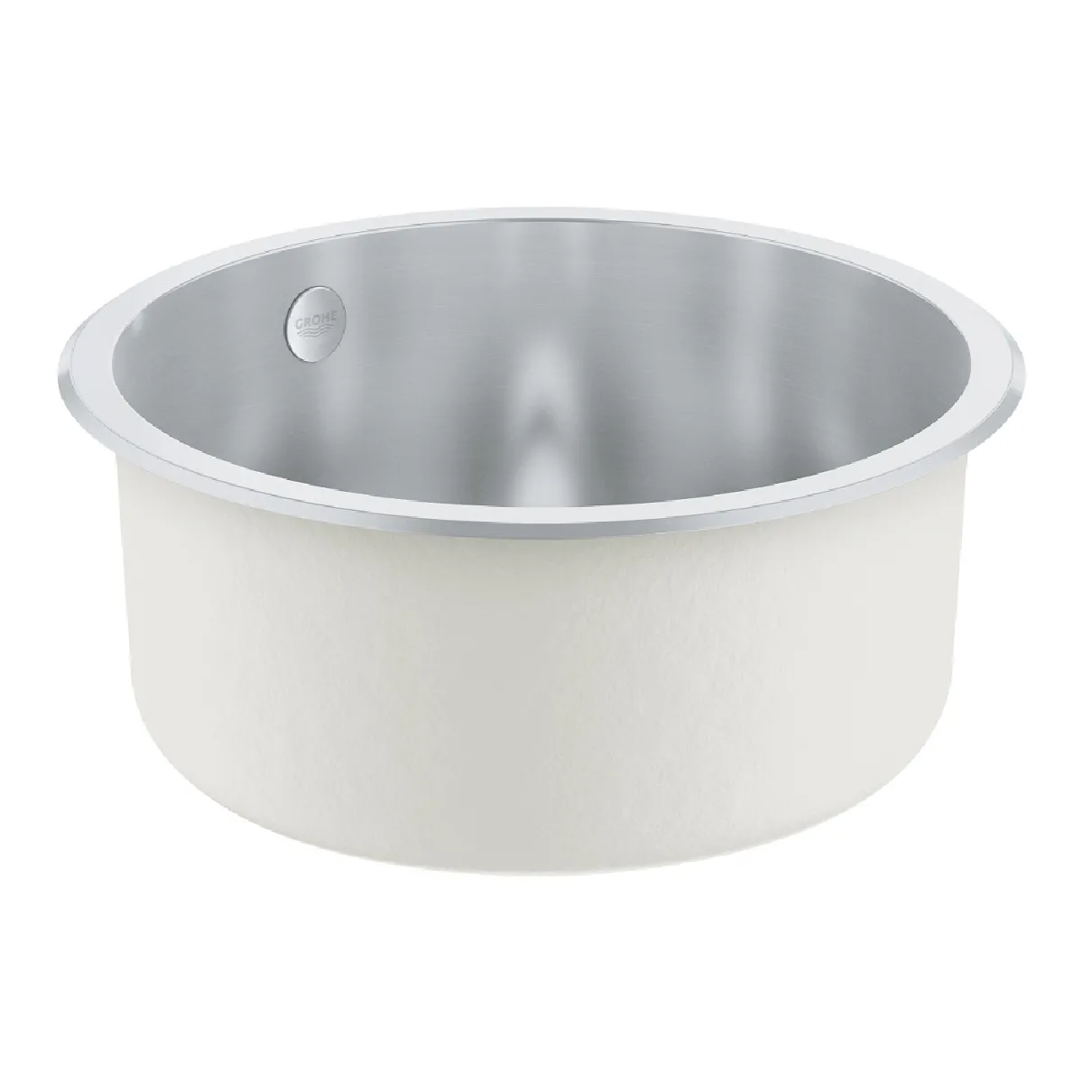 GROHE  K200 - &Eacute;vier inox rond