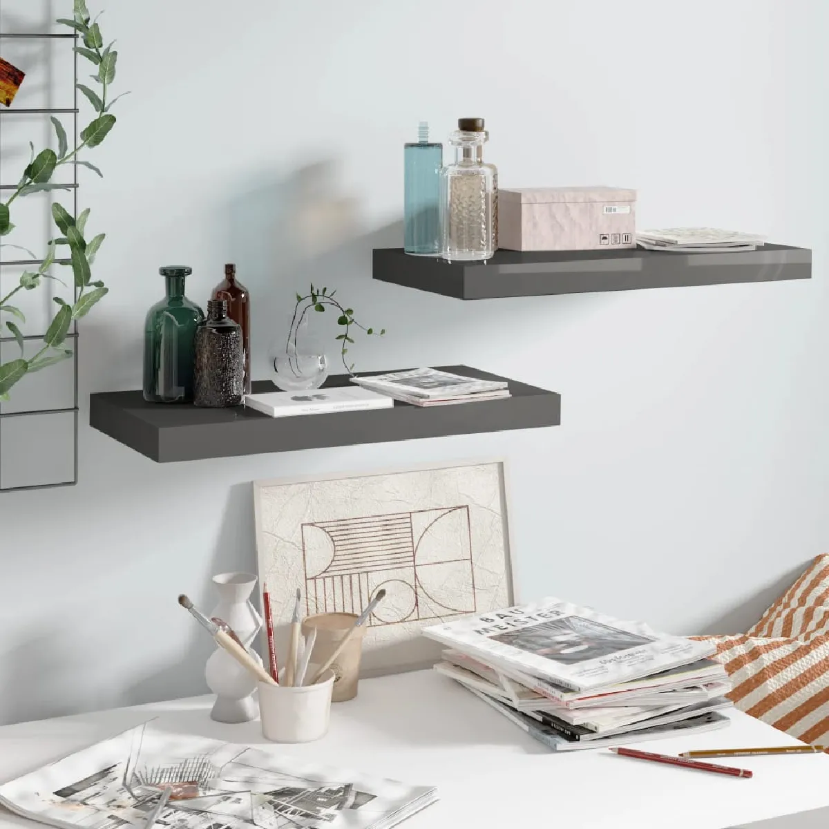 VidaXL Étagères Murales Flottantes - vue 6