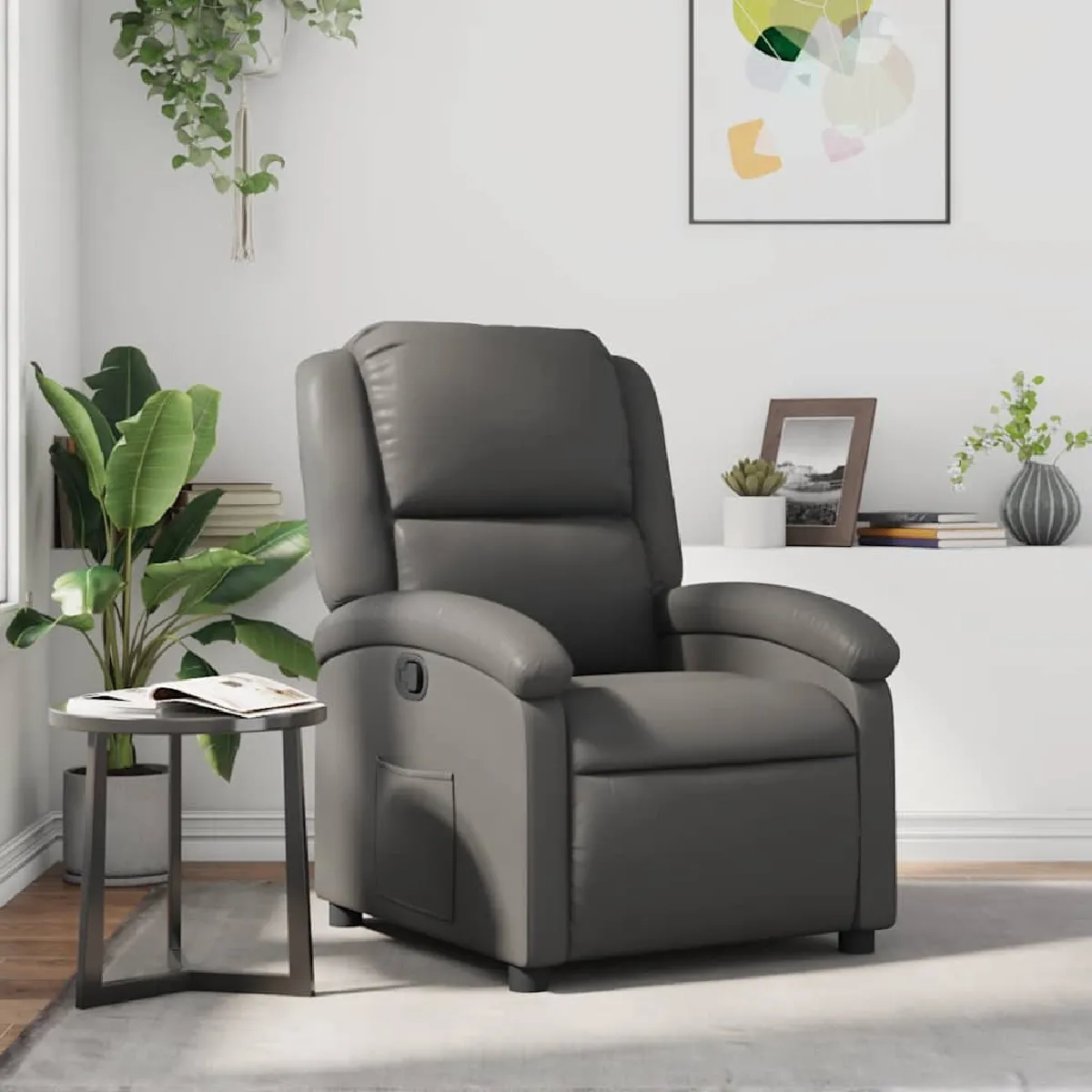 vidaXL Fauteuil inclinable Similicuir - vue 8