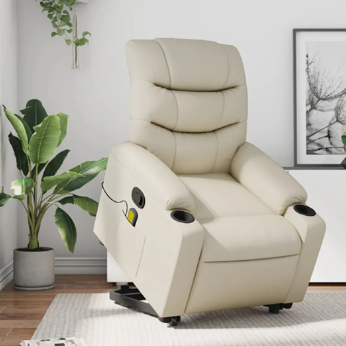 Vidaxl Fauteuil De Massage - Crème