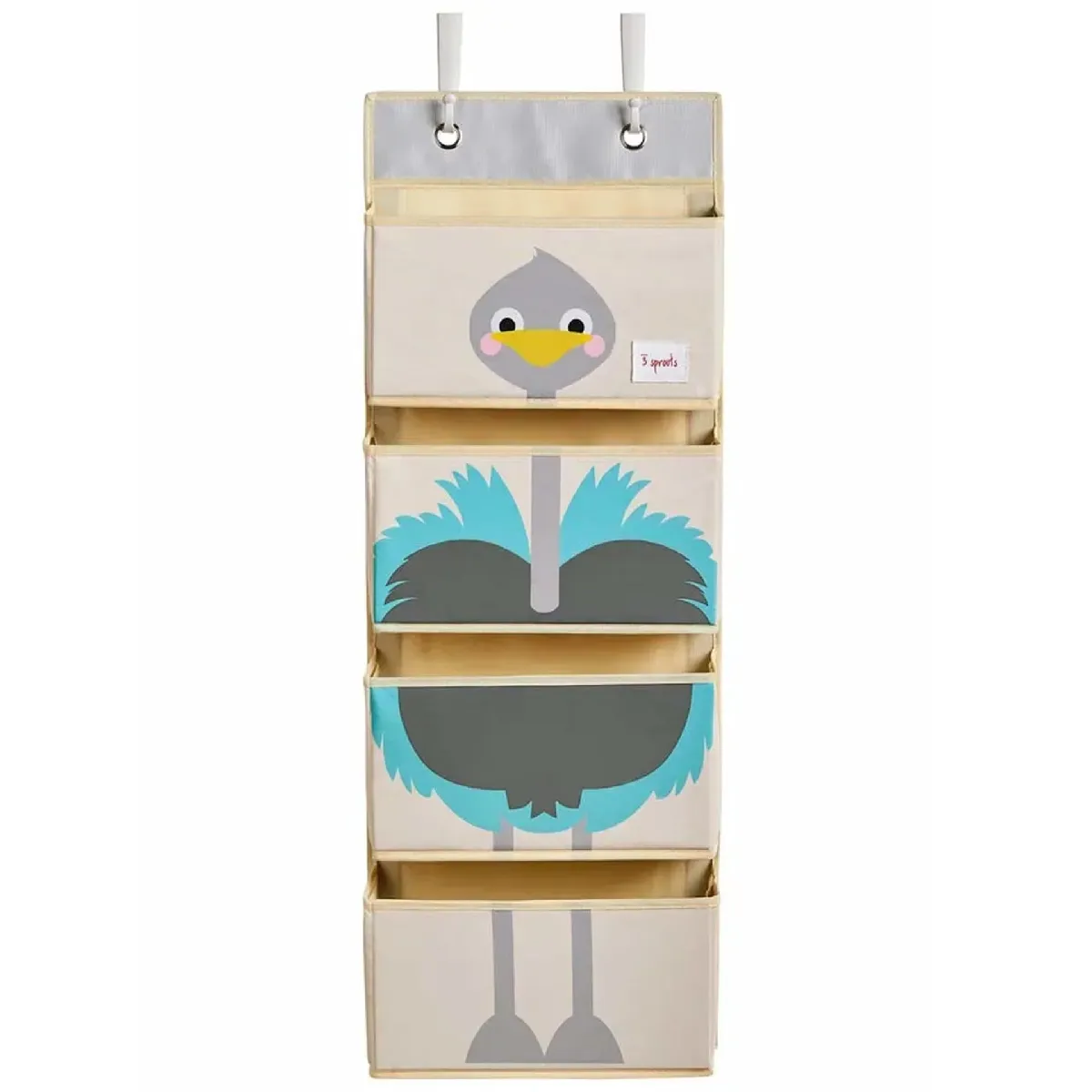 3 Sprouts Blanc Rangement Mural - Image 3