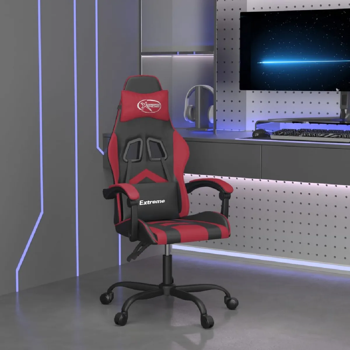 vidaXL Chaise de Jeu Pivotante Doré - vue 6