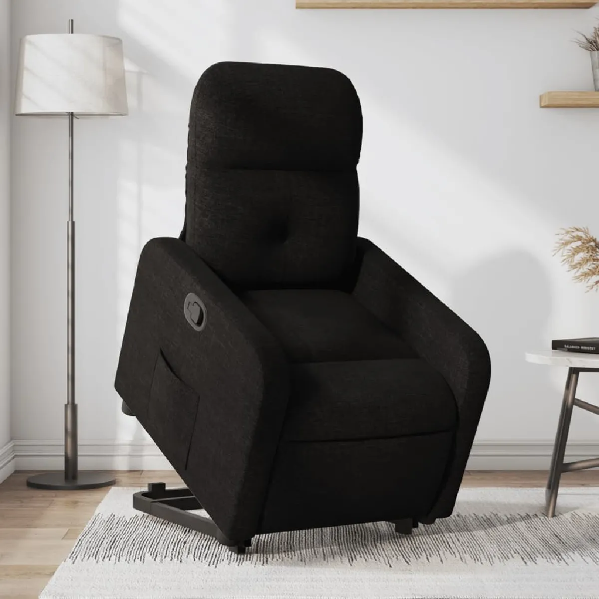 vidaXL - Fauteuil de relaxation inclinable - Noir - Image 3