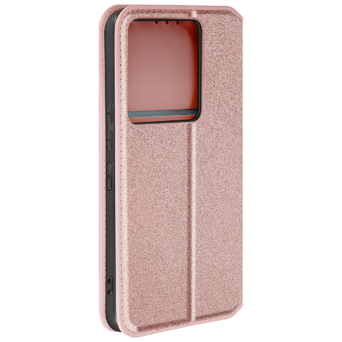 Avizar Rose Étui Pour Xiaomi Redmi Note 13 Pro 5G Porte-Carte Support Vidéo Champagne
