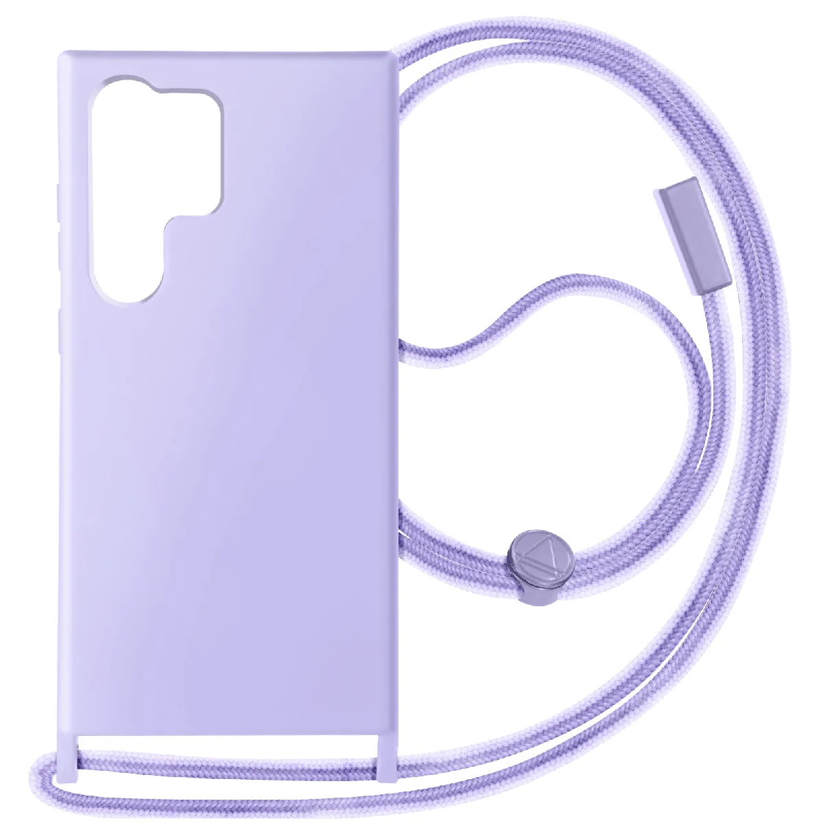 Avizar Violet/Clair Coque Cordon Semi-Rigide Pour Samsung Galaxy S24 Ultra