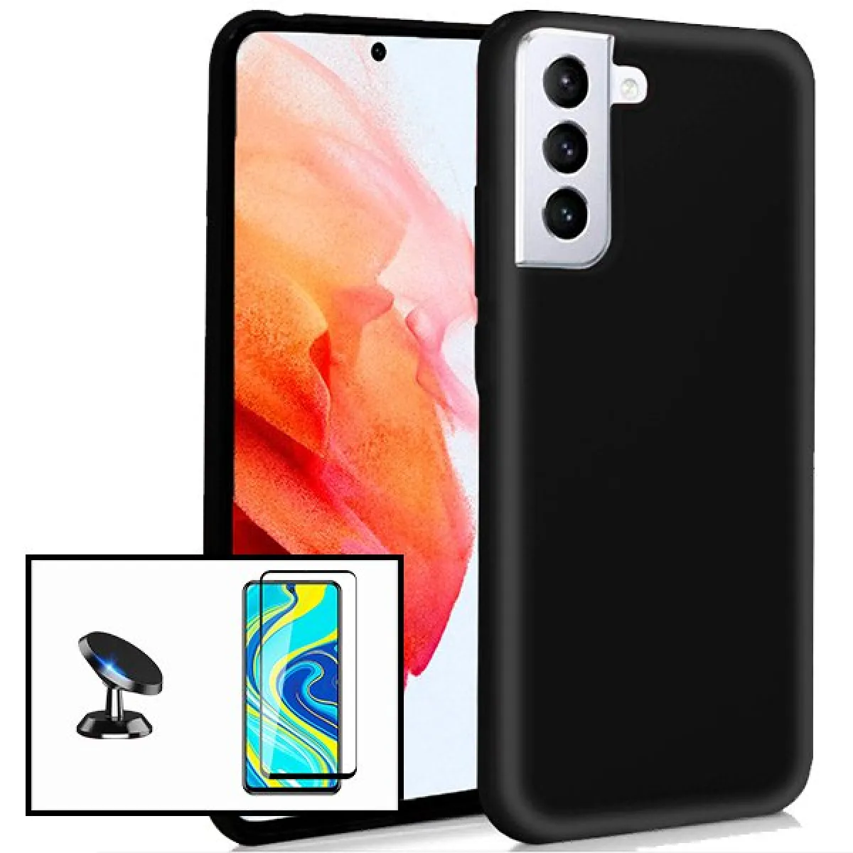 PHONECARE  Verre Tremp&eacute; 5D Full Cover Samsung Galaxy S21+ 5G - Noir