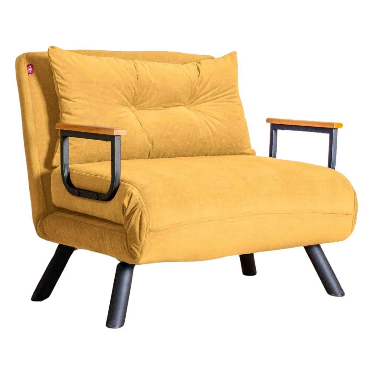 Hanah home fauteuil Sando - moutarde