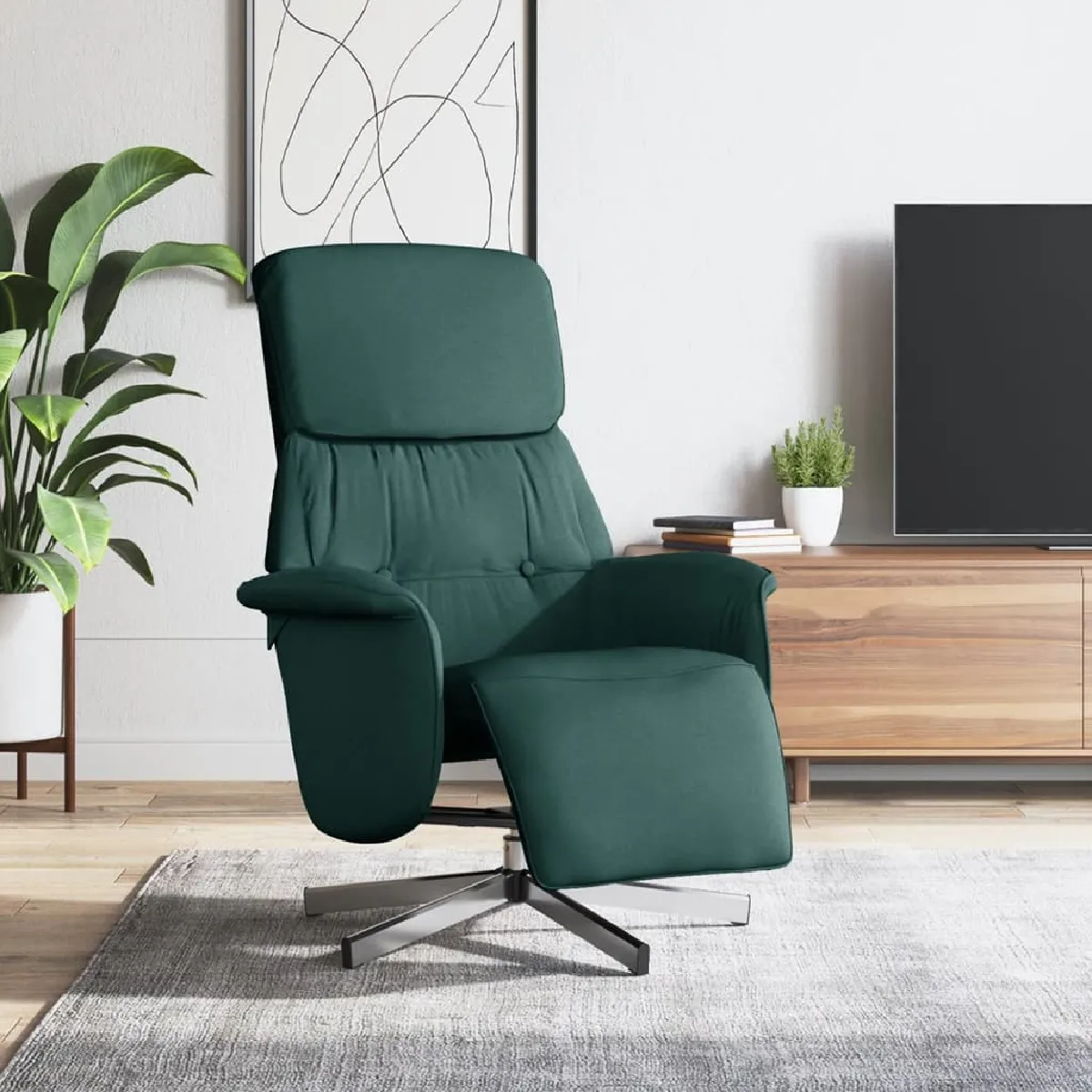 vidaXL Fauteuil Inclinable avec Repose Pieds - vue 2
