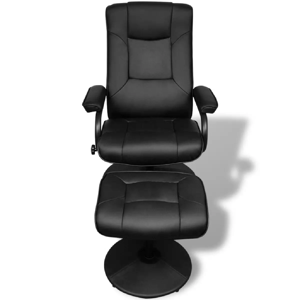 Helloshop26 Fauteuil club relax - Noir