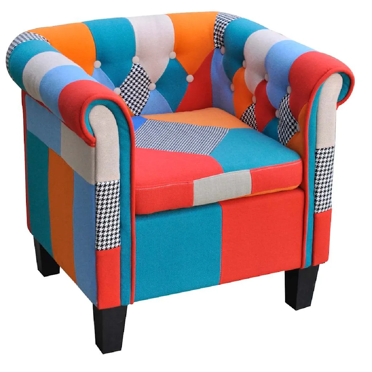 VIDAXL Fauteuil patchwork