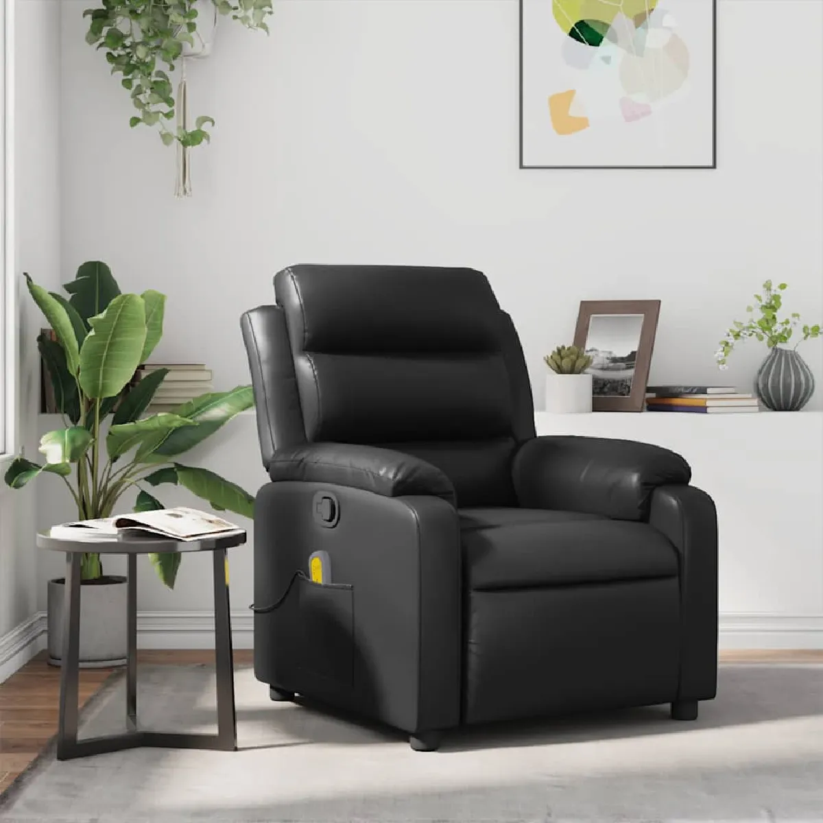 vidaXL Fauteuil de Massage Inclinable Similicuir - vue 5
