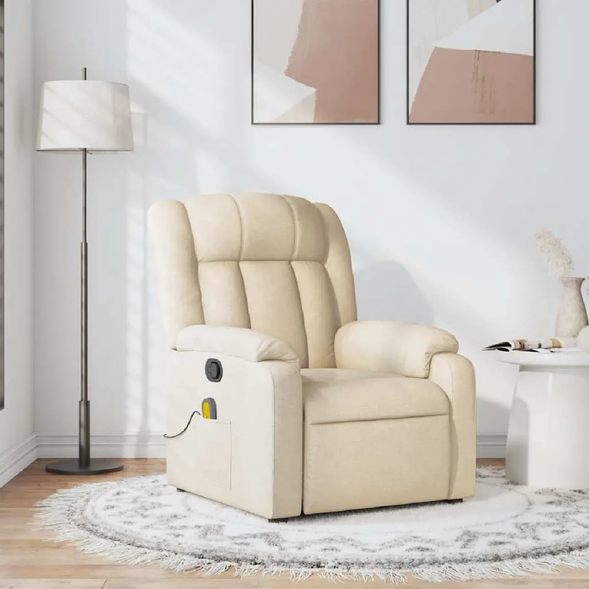 Vidaxl Fauteuil De Massage - Crème