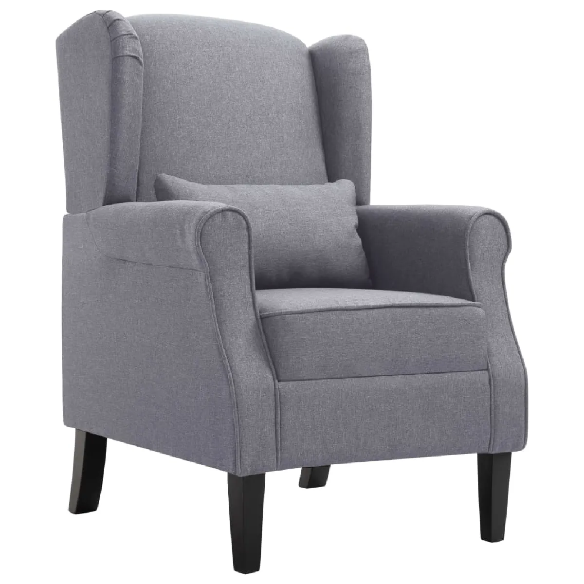 Vidaxl Gris Fauteuil Foncé Tissu - Image 3