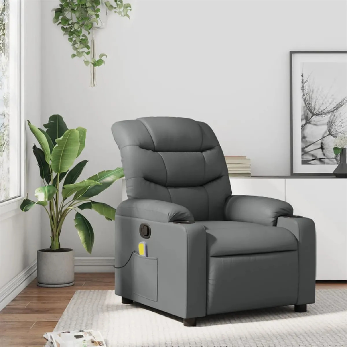 vidaXL Fauteuil de massage inclinable - vue 4