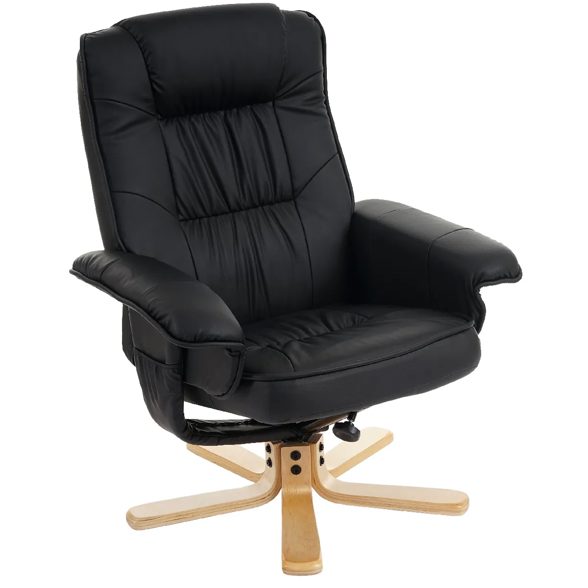 Mendler Fauteuil TV pivotant - Noir Mendler Fauteuil TV pivotant - Noir