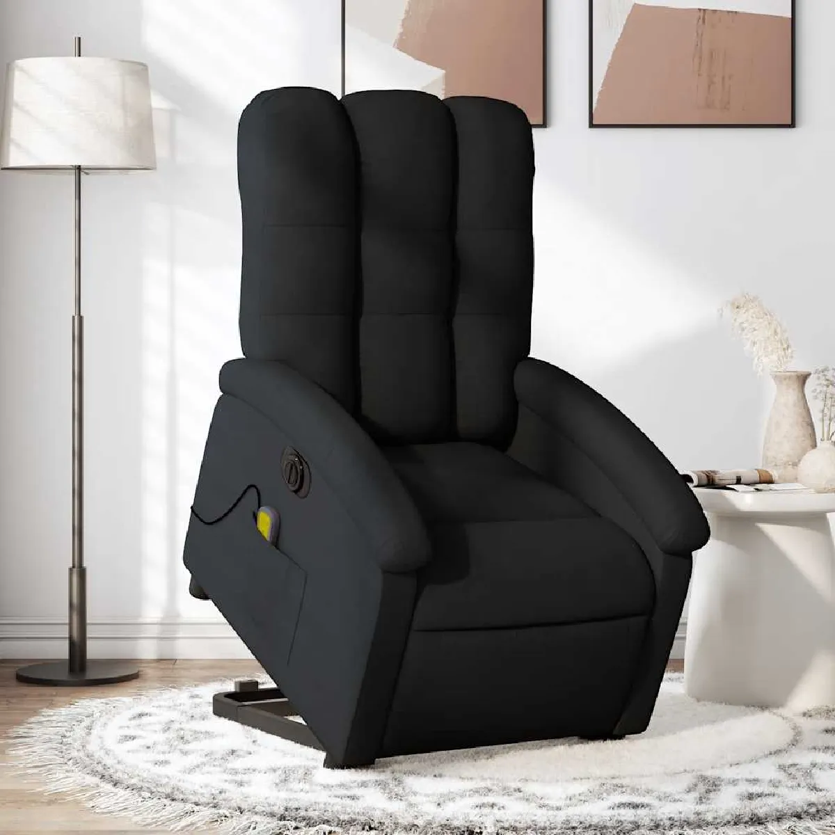 VIDAXL Fauteuil inclinable de massage électrique Tissu - vue 3