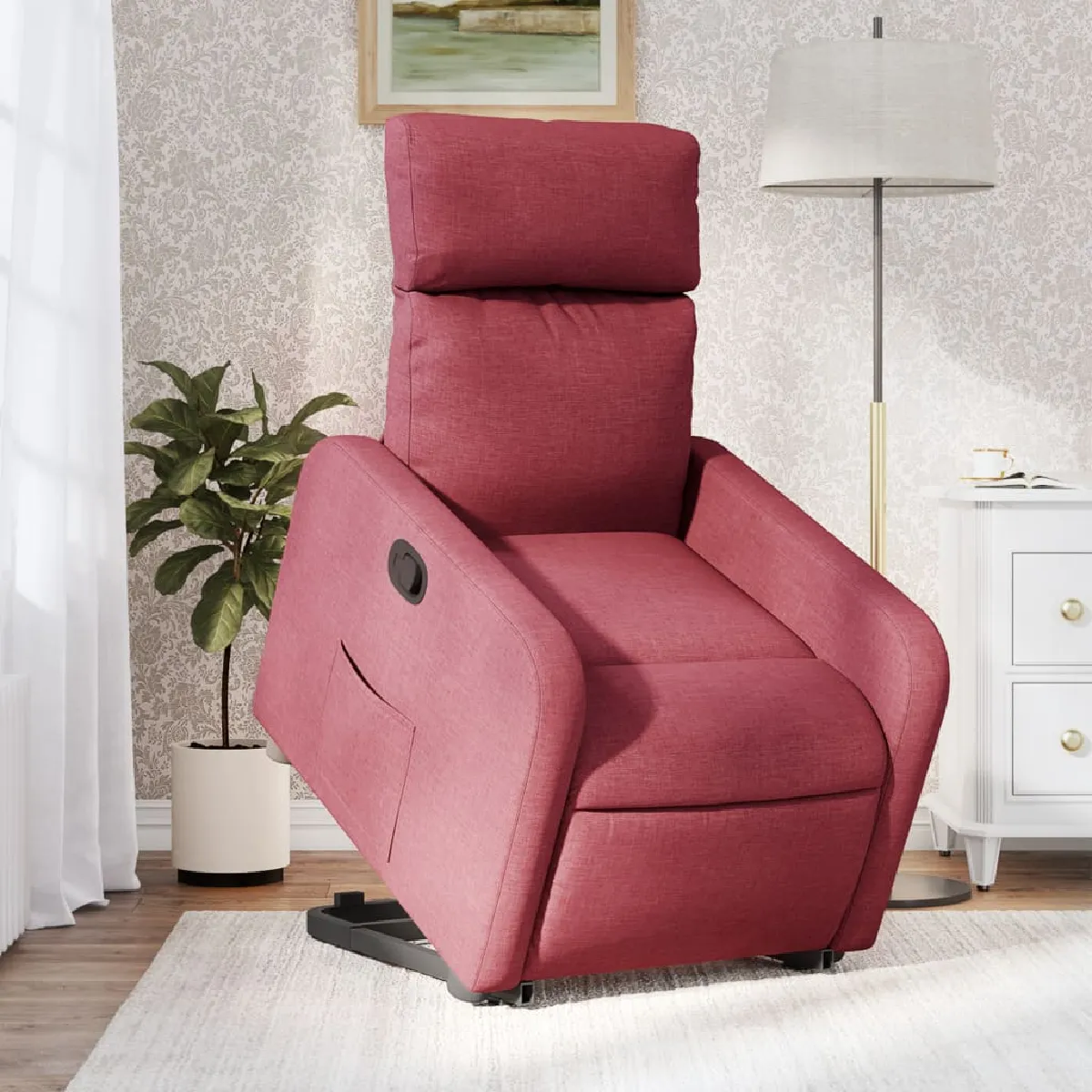 Vidaxl Rouge Fauteuil Inclinable - Bordeaux