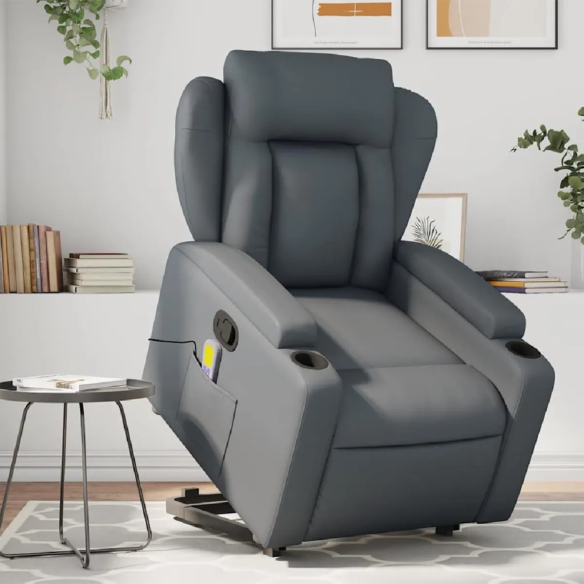 vidaXL Fauteuil inclinable de massage - vue 7