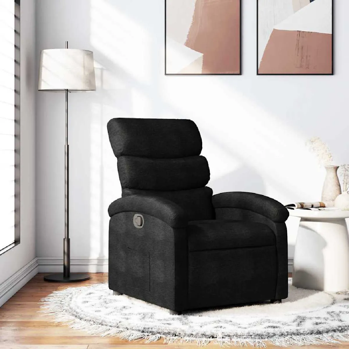 Vidaxl Fauteuil Réglable Tissunoir - Image 3