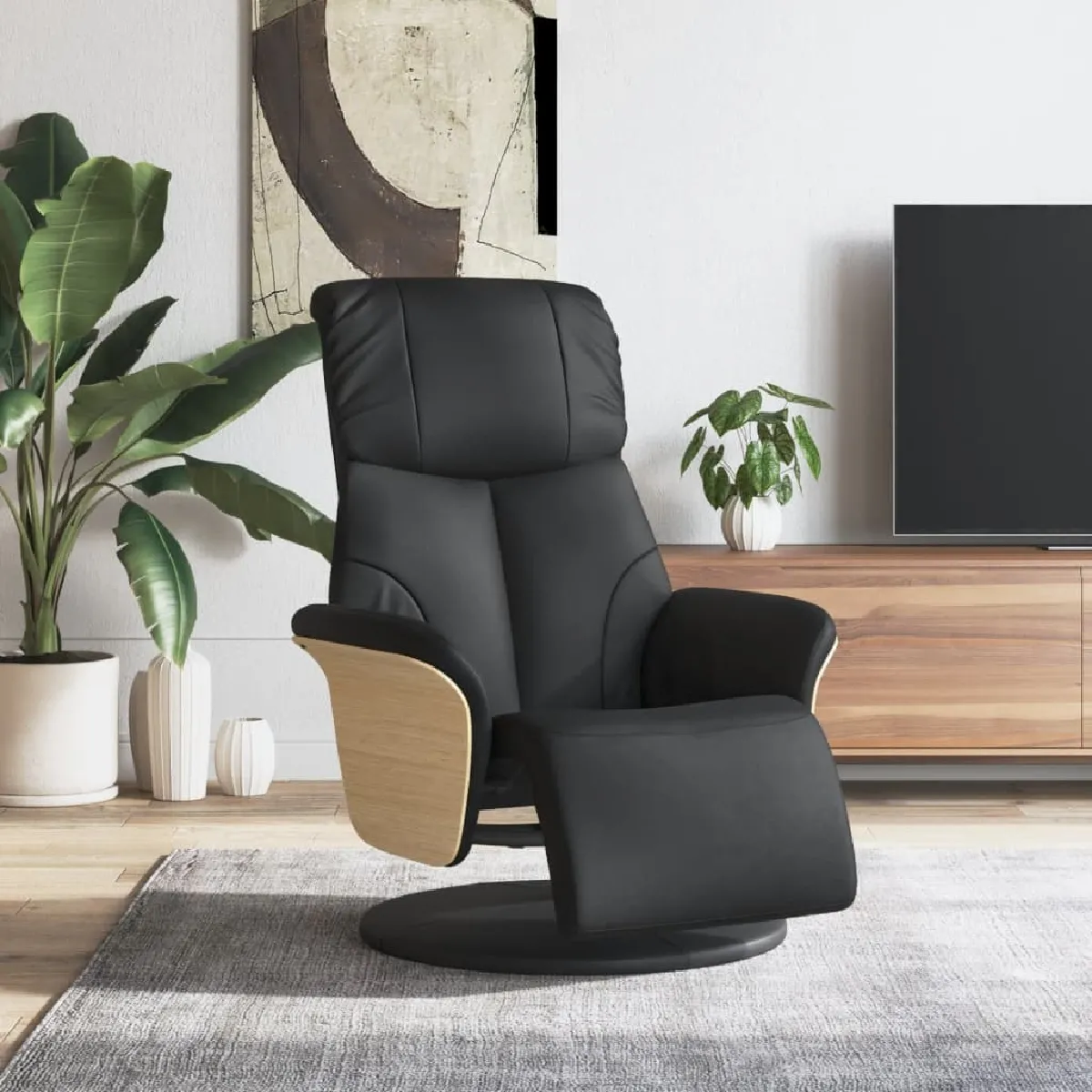 vidaXL Fauteuil avec Repose pieds
