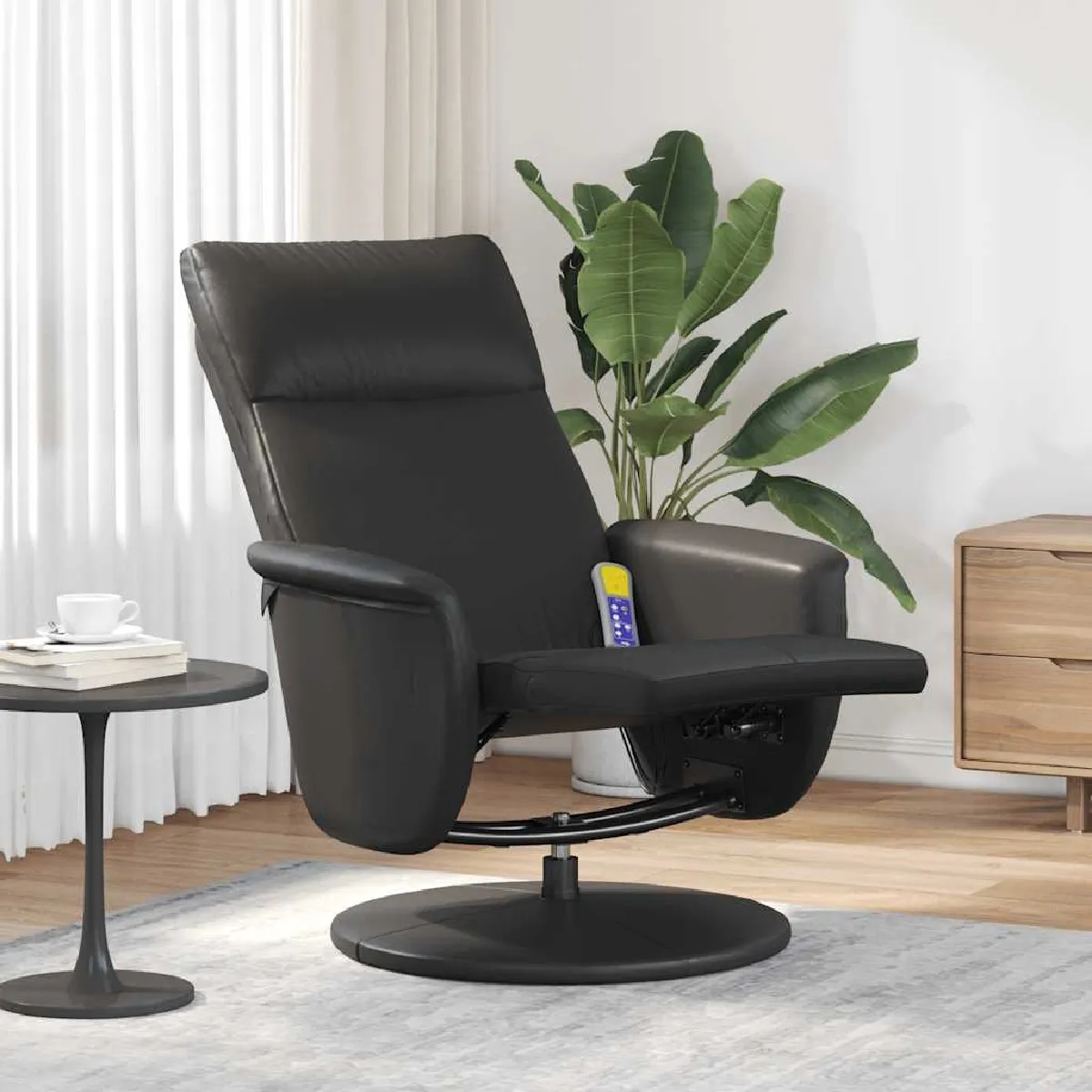 Vidaxl Noir Fauteuil De Massage
