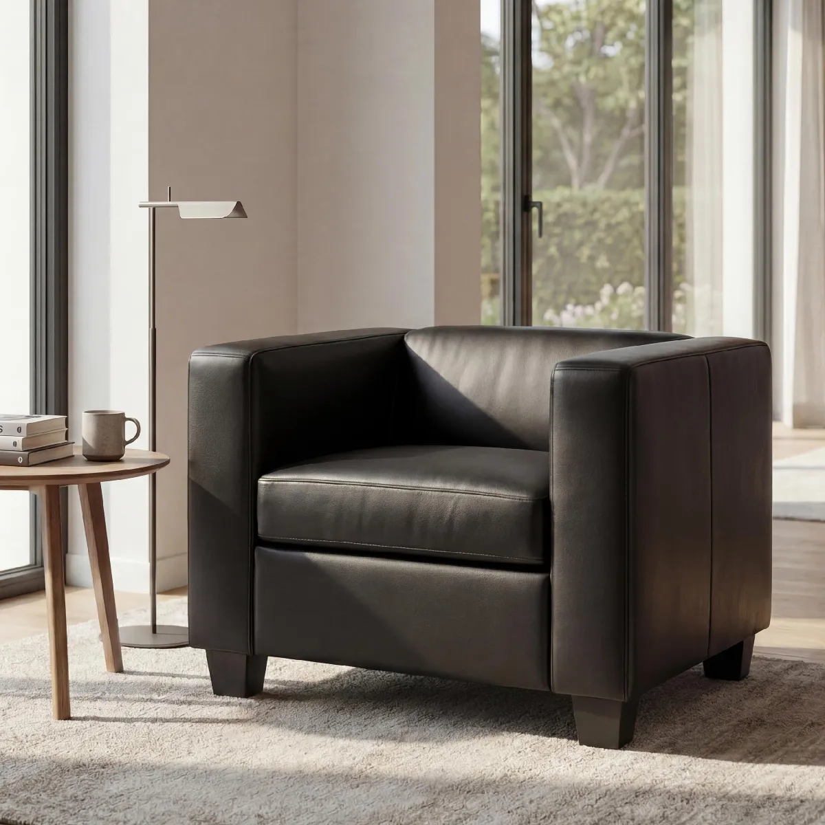 Mendler Fauteuil club Lille - Noir