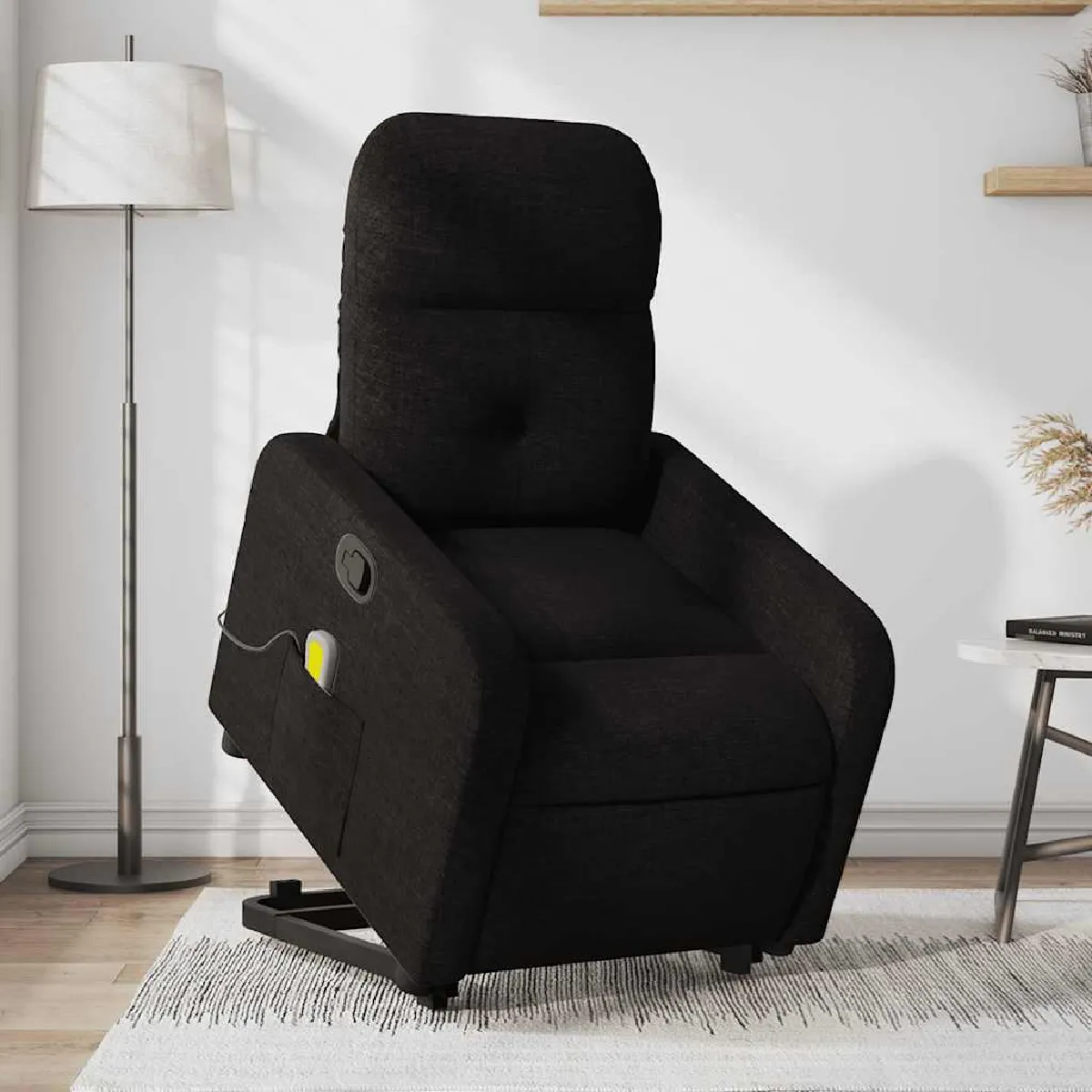 VIDAXL - Fauteuil de massage - Fauteuil de relaxation - Noir - Image 3