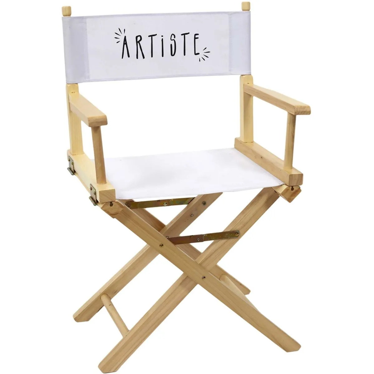 The home deco factory Fauteuil de bureau régisseur - Blanc