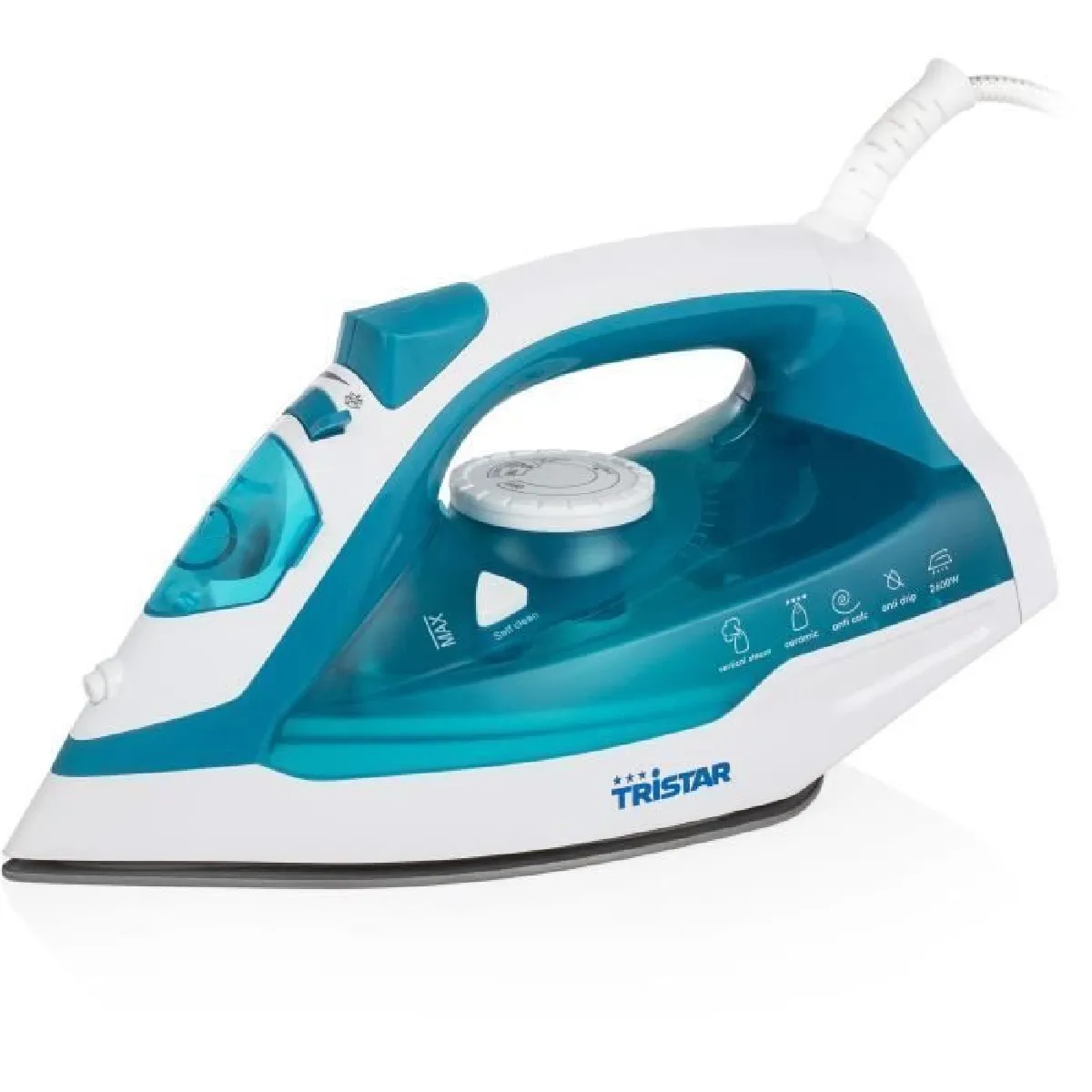 Tristar St-8320 - Fer À Vapeur - Semelle : Céramique - 2600 Watt - Image 4