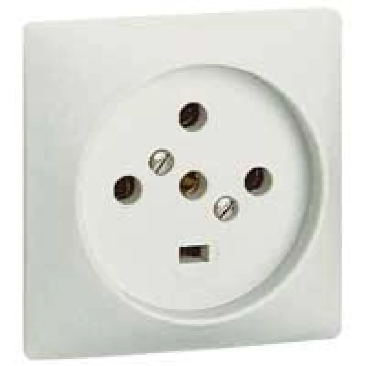 Legrand Blanc Socle 3P+N+T À Vis Avec Éclips De Protection Dimensions 80X80mm - Image 2