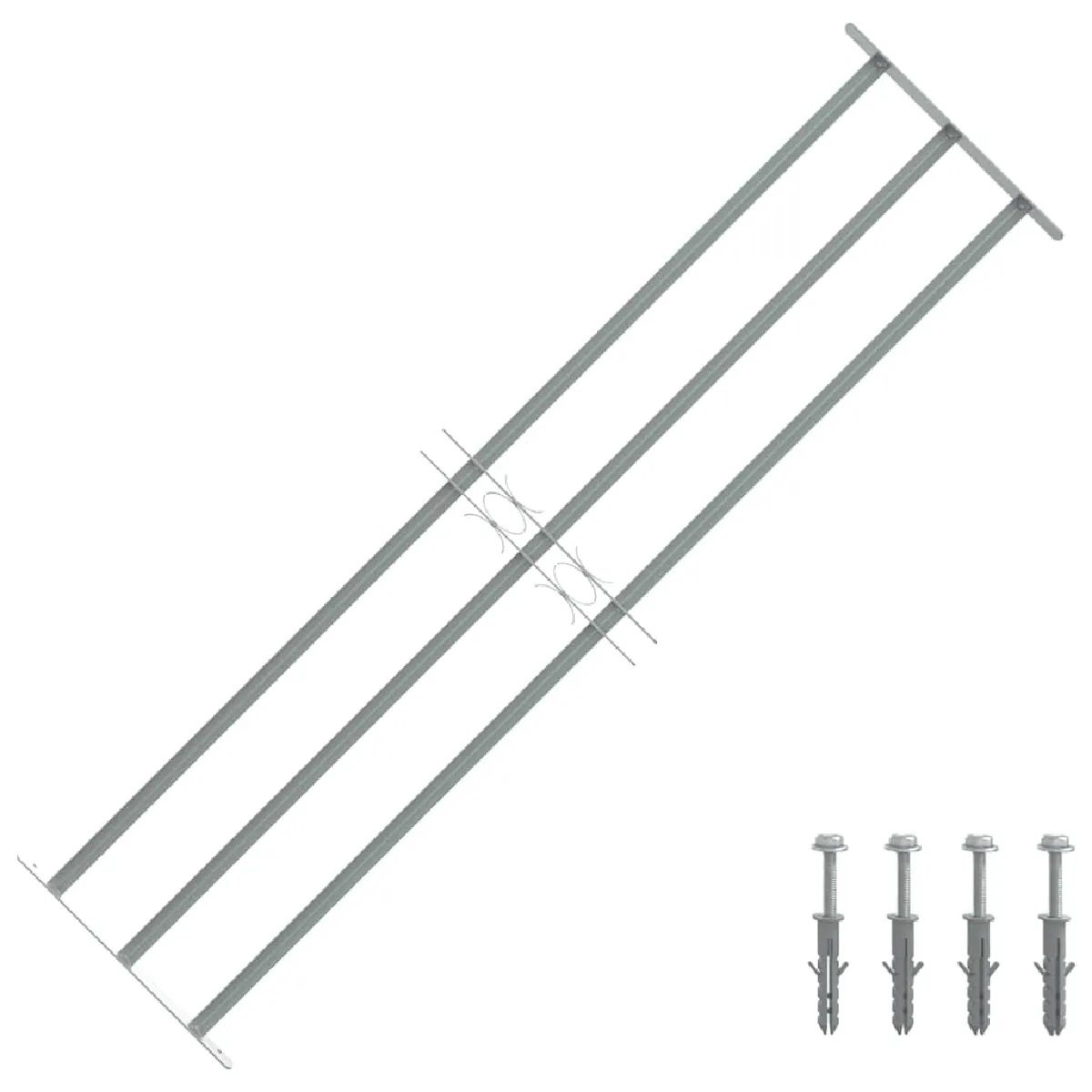 vidaXL Grille de Sécurité Réglable 1000-1500mm