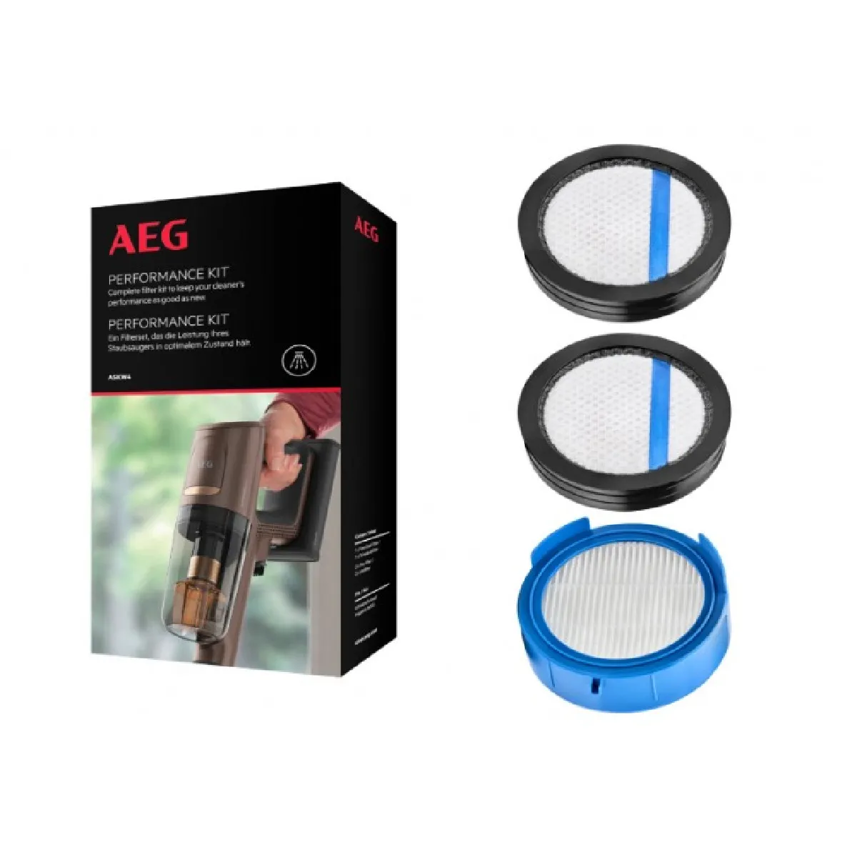 Filtres AEG ASKW4 – HEPA Pour Aspirateurs AP8 (Lot de 3)