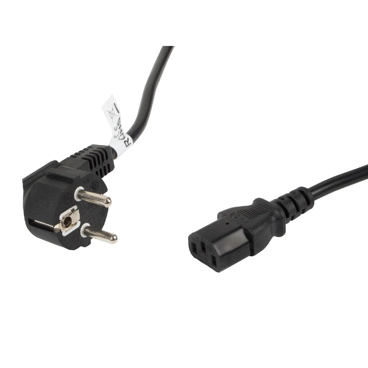 Lanberg Noir Câble D’alimentation Schuko Vers C13 - 5 M