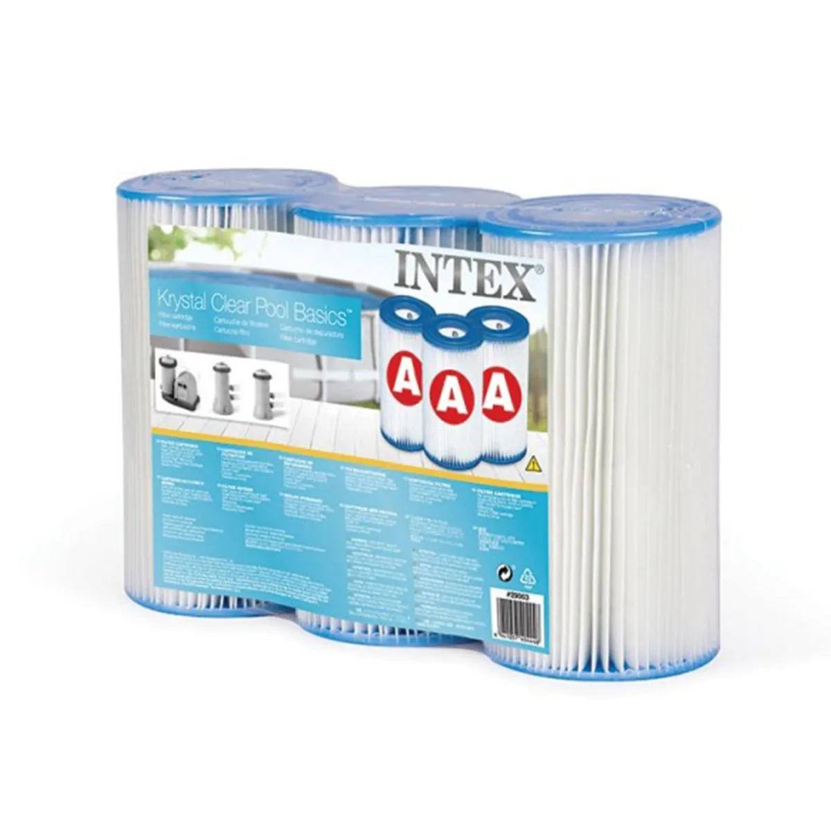 Intex Cartouche filtration A 3 pièces