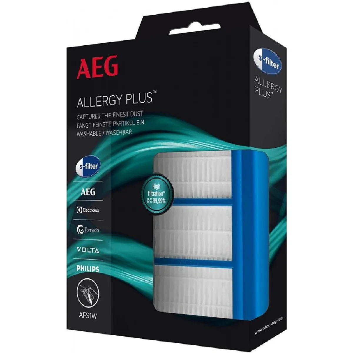 Filtre AEG AFS1W – HEPA H13 Lavable Pour Aspirateurs