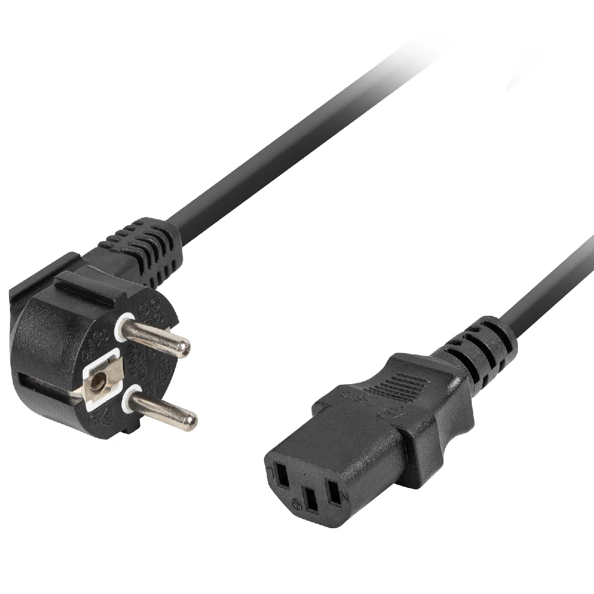 Lanberg Noir Cordon D’alimentation Cee 7/7 Vers Iec C13 - 1,8 M