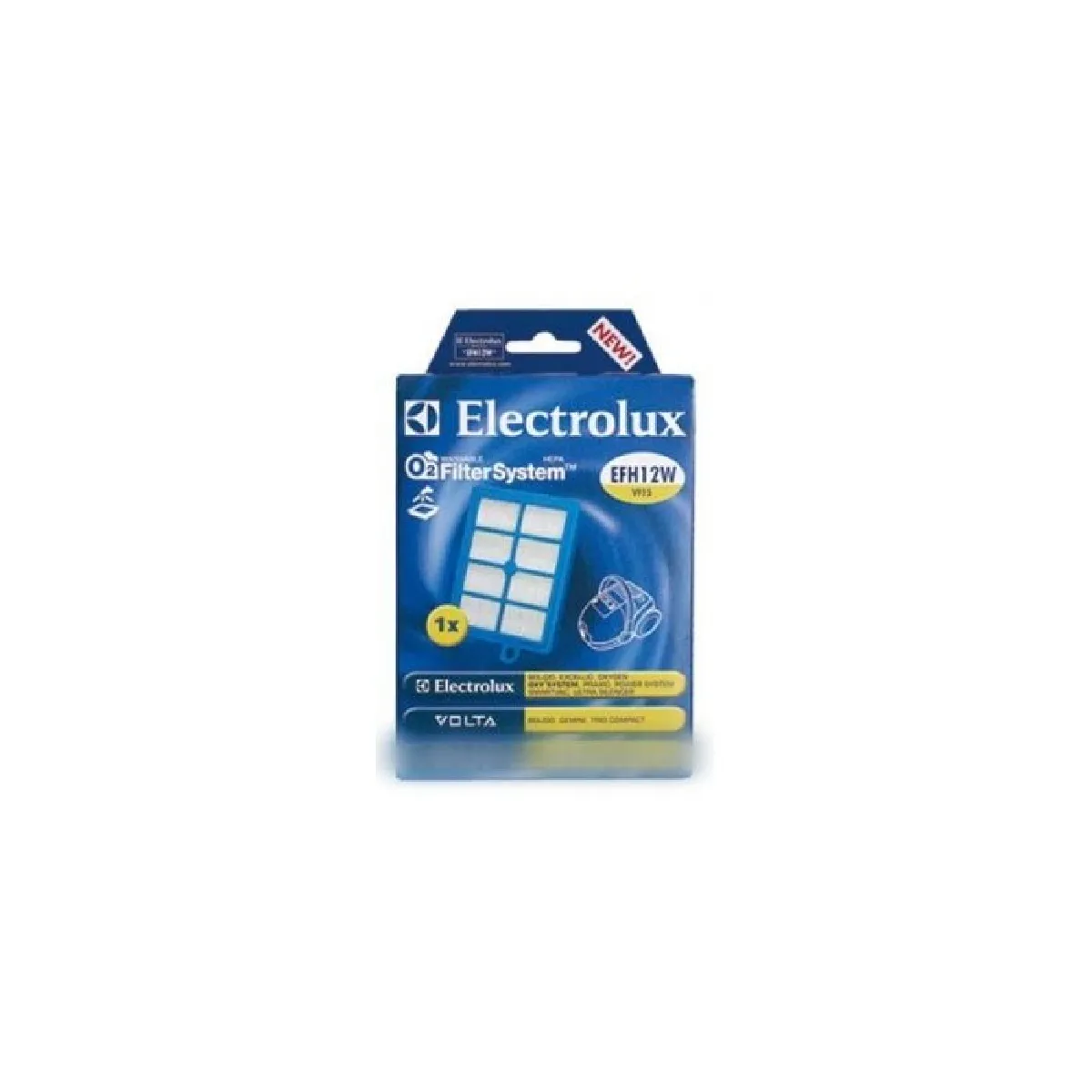 Filtre HEPA Electrolux EFH12W – Lavable, Compatible Aspirateurs Tornado