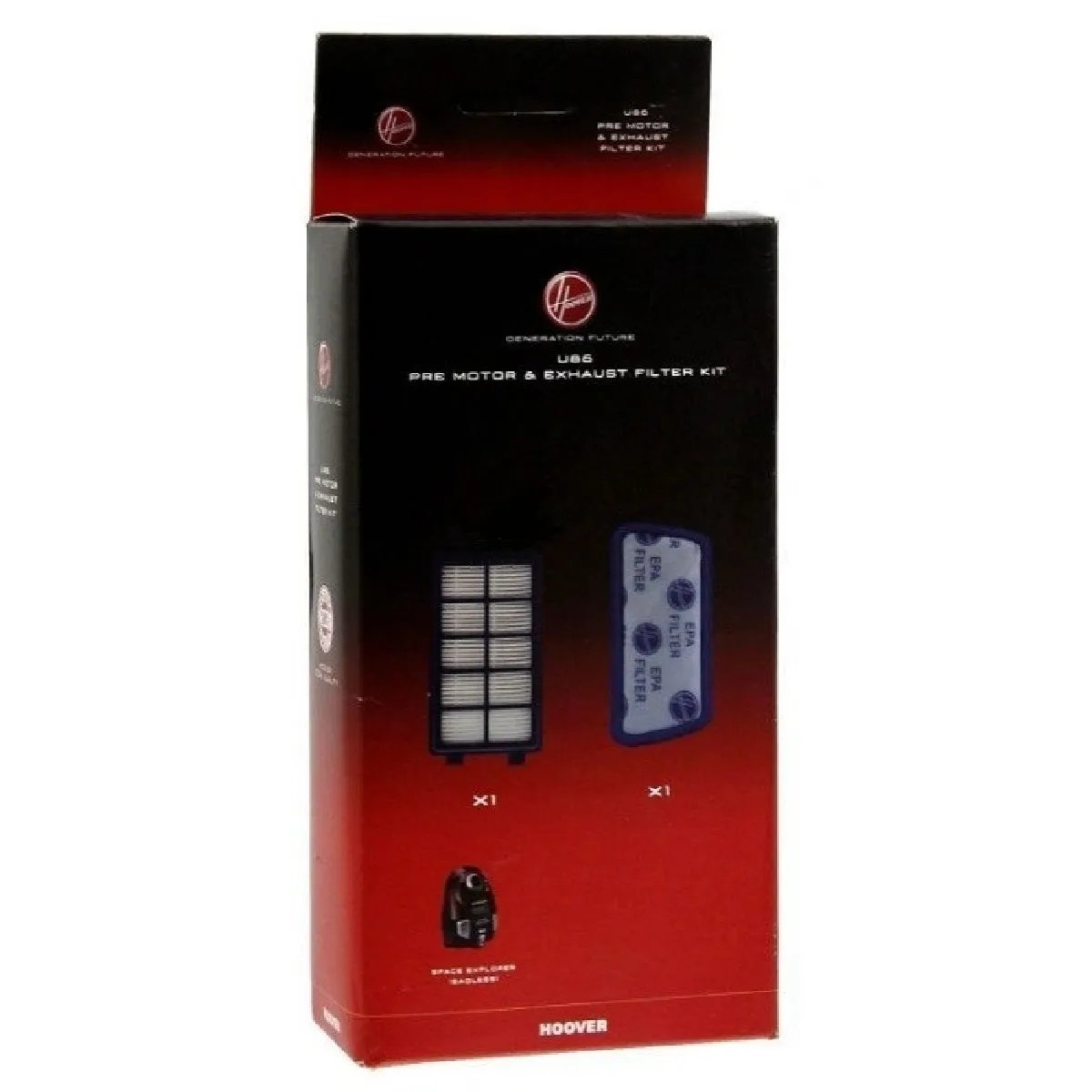 Kit Filtres Hoover – HEPA Pré-Moteur et Échappement