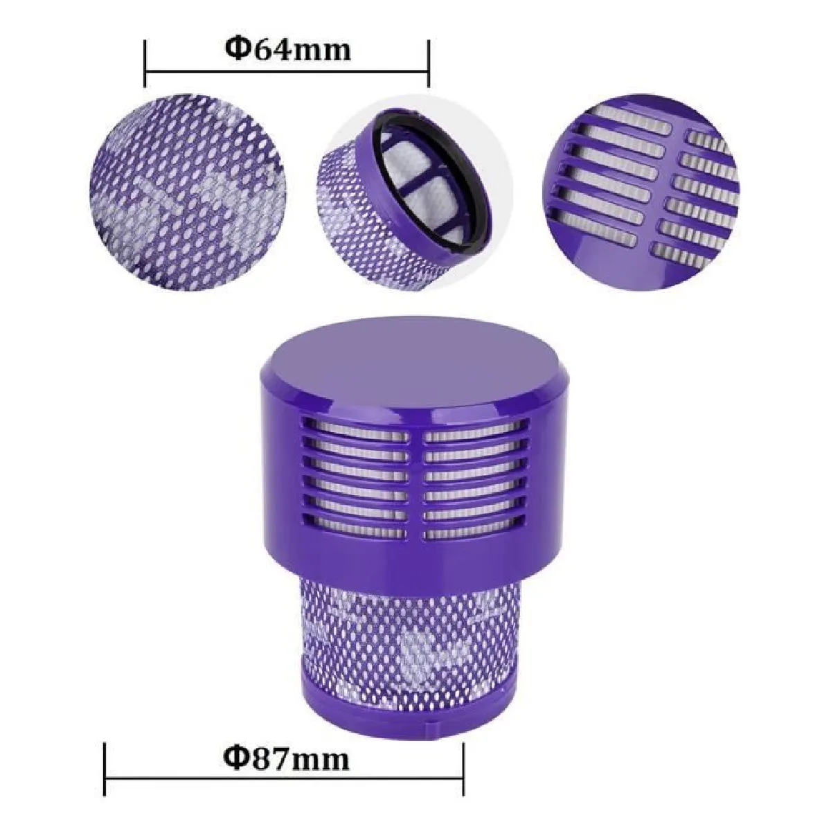 Allotech Filtre Hepa Pour Aspirateur Dyson V10