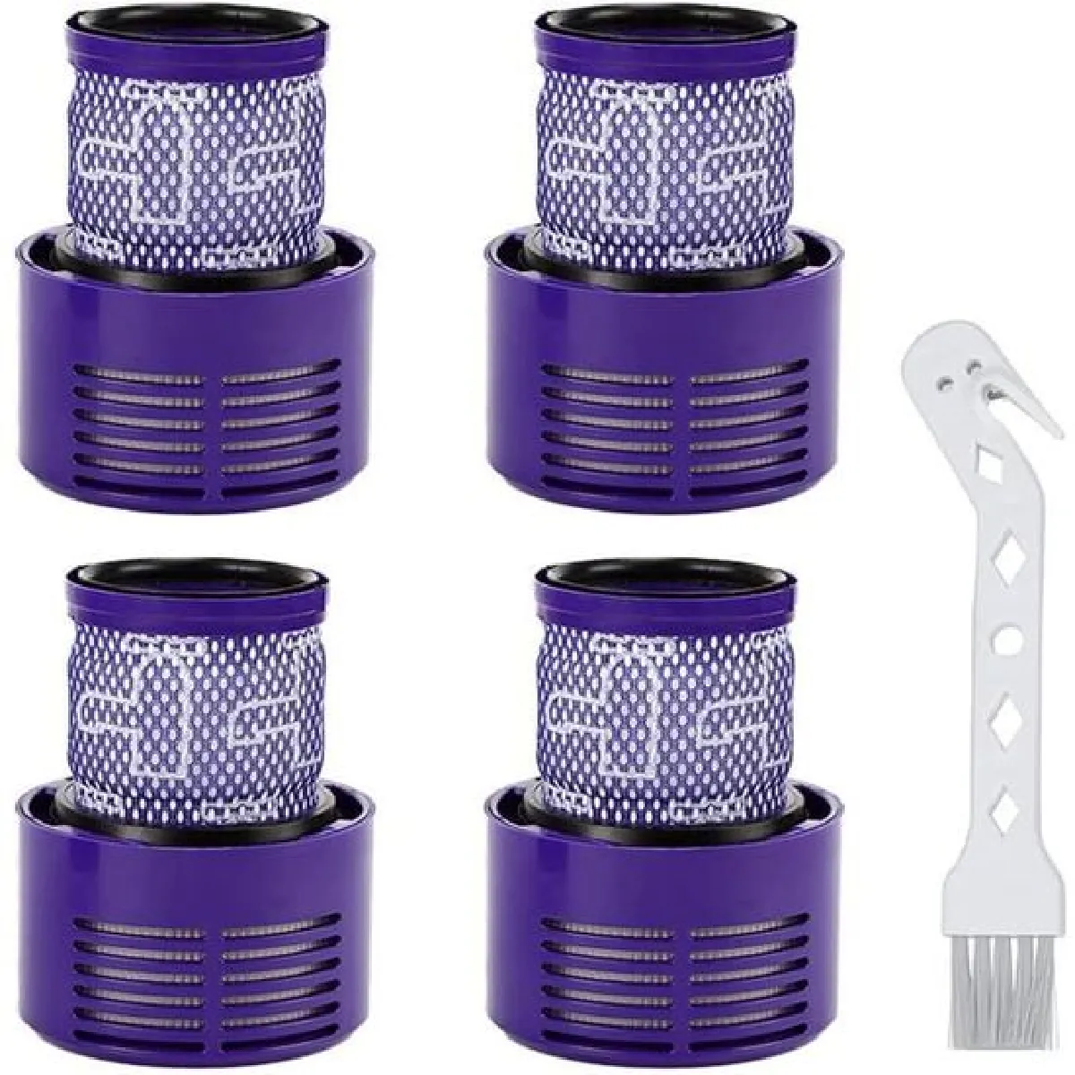 Non Communiqué Pack De 4 Filtres Allotech Lavable Compatible Pour Aspirateur Dyson V10 - Image 2