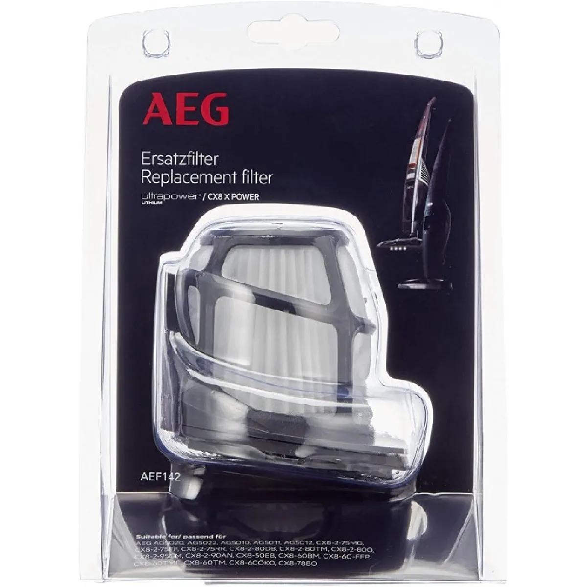 AEG  filtre aspirateur Hepa AG5 & CX8