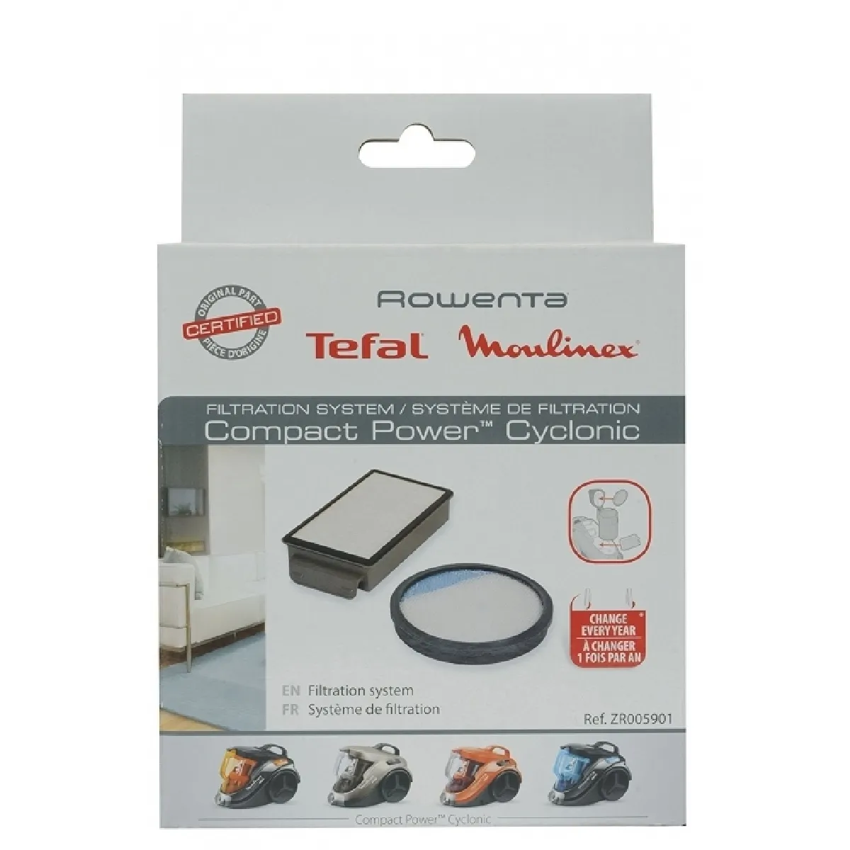 Rowenta Kit de filtration Silence Force - vue 4