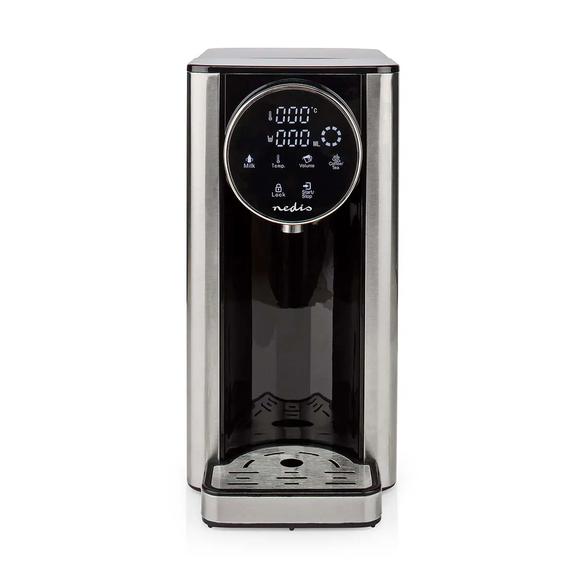 Nedis Noir Distributeur D'eau Chaude 2600W Avec Protection Contre L'ébullition À Sec 2.7L