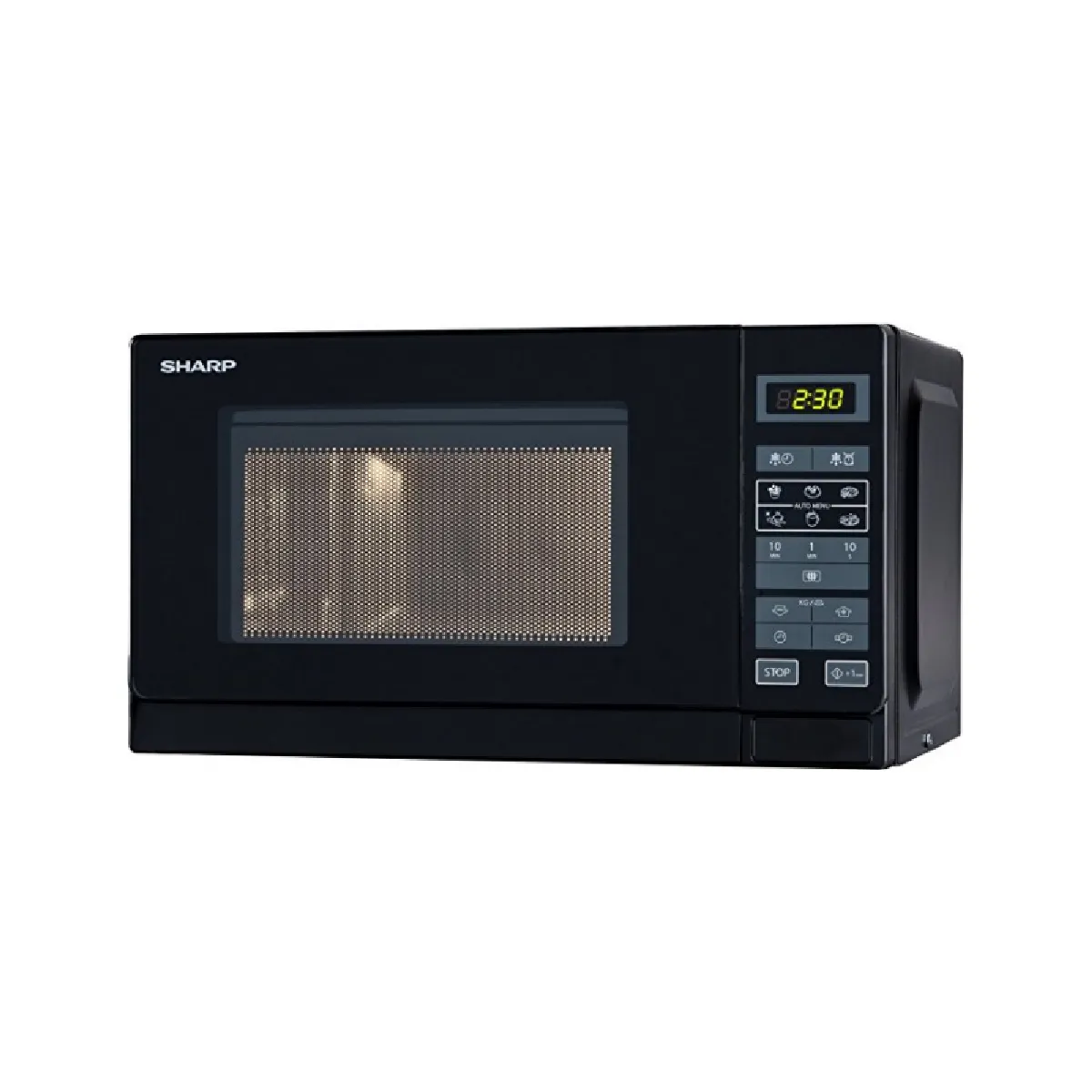 Sharp Noir R-242(Bk)W - Four Micro-Ondes Monofonction - 20 Litres - 800 Watt - Image 2