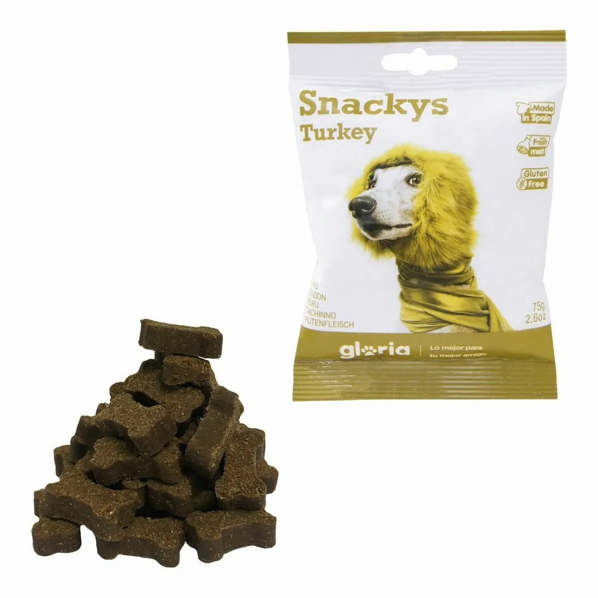 Comparer les prix de Gloria Display Snackys - Dinde