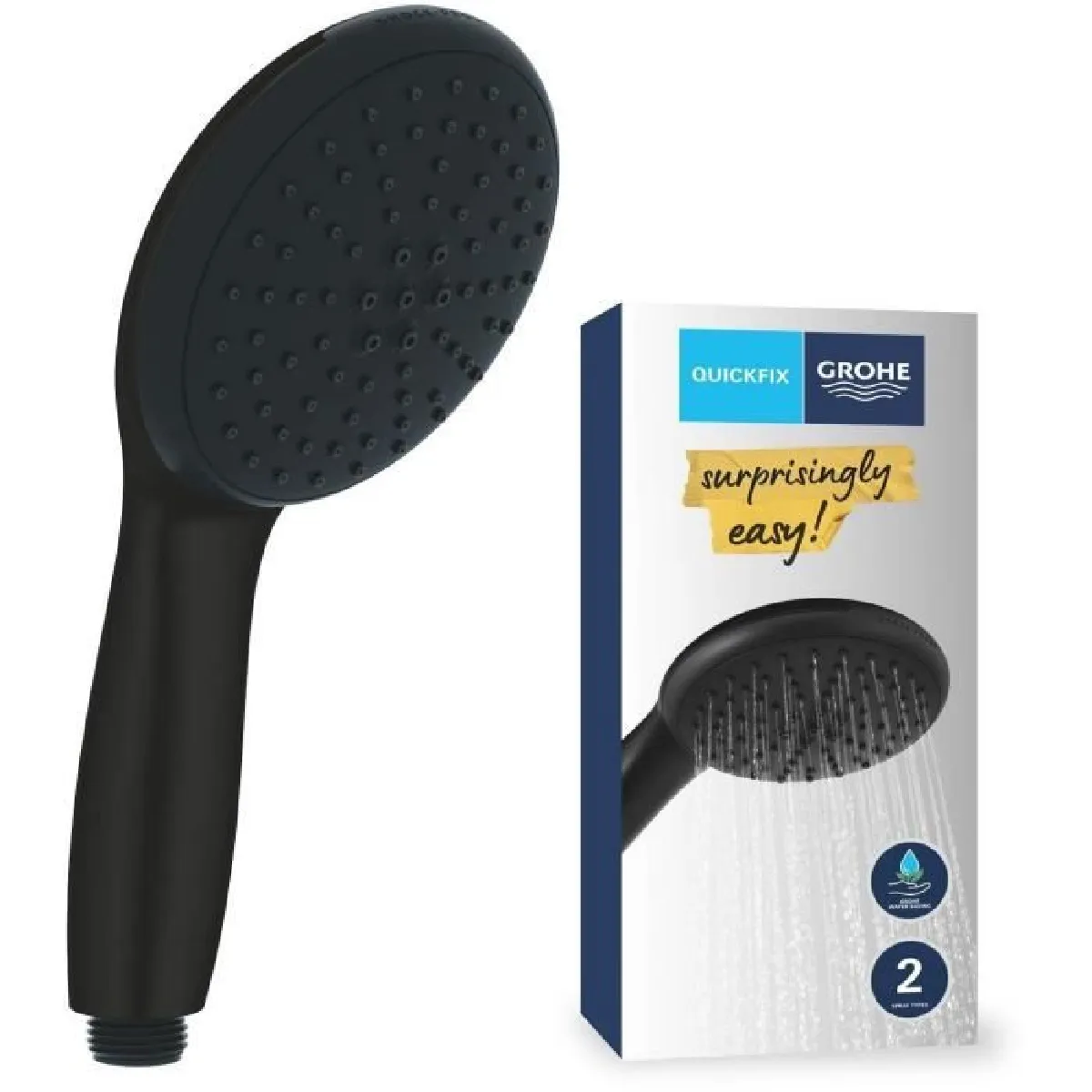 Grohe Noir Pommeau De Douche Vitalio Start 110 - 2 Jets