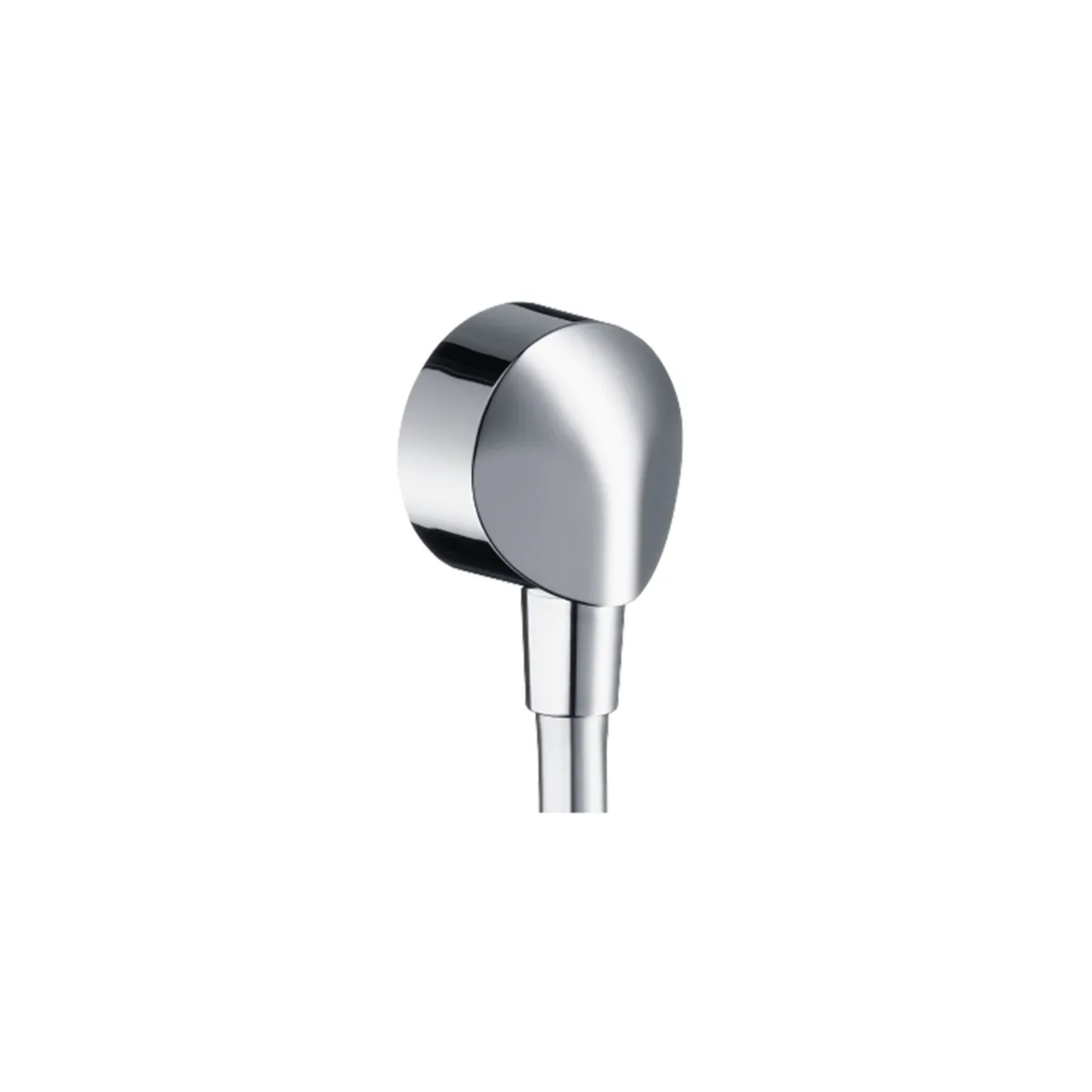 Hansgrohe Blanc Coude De Raccordement Fixfit E Chromé - Image 2